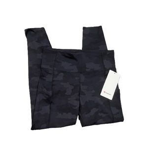 NWT Lululemon camo fast and free 25” tight